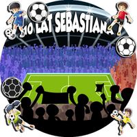 OPŁATEK NA TORT 20CM - PIŁKA NOŻNA BRAMKA + IMIĘ + ! 15CM 18CM