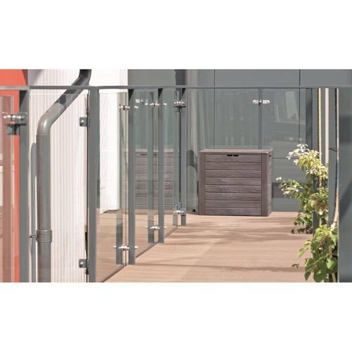 Skrzynia ogrodowa 140 L brąz Woodebox na Arena.pl