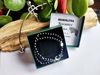 Bransoletka Męska RÓŻANIEC na rękę CAŁY PEŁNY z kamieni ONYKSU św.Benedykt