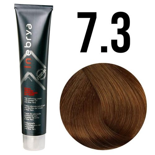 Inebrya farba do włosów, koloryzacja trwała, 100 ml 7/3 średni blond złoty na Arena.pl