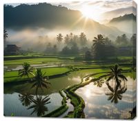 Obraz 100x90cm Świt nad Tarasami