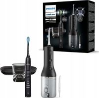 Zestaw Philips Sonicare szczoteczka soniczna i irygator (czarny) HX3886/43