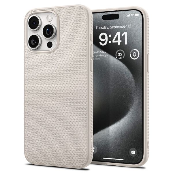 SPIGEN LIQUID AIR IPHONE 15 PRO NATURAL TITANIUM zdjęcie 1