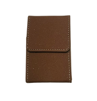 Czekoladowe Pudełko Etui na Paczkę Papierosów z Kremowym Paskiem z Boku