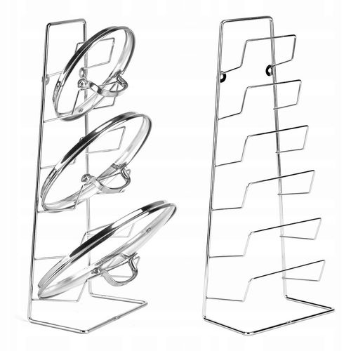 STOJAK NA POKRYWKI OD GARNKÓW PATELNI WIESZAK na Arena.pl