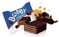 Flying Cow Wafelek BOBBY & crunch z nadzieniem kakaowym i orzechami 1,2 kg