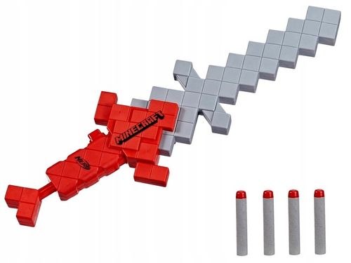 NERF Minecraft MIECZ Hearstealer + 4 strzałki ZA5123 na Arena.pl