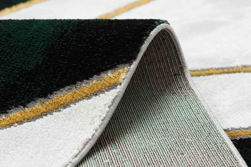 RUG/LU/ESTEMA/MARBLE3/BOTTLEGREEN+GOLD/140x190 zdjęcie 6