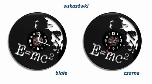 Zegar ścienny z płyty winylowej Einstein 53.4 na Arena.pl