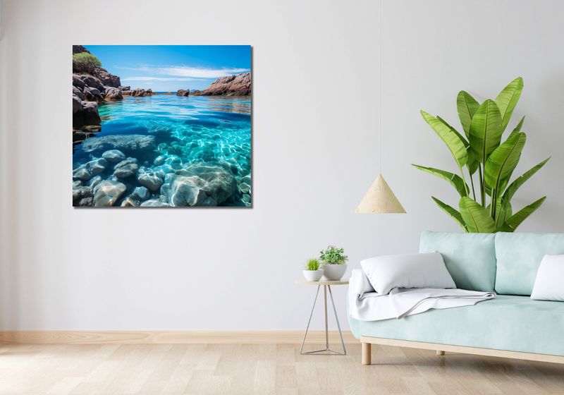 Obraz 100x90cm Krystaliczna Woda zdjęcie 2