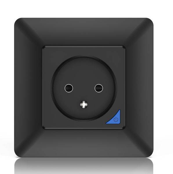 Inteligentne Gniazdo z Pomiarem Prądu WiFi TUYA PSMART 16A czarne zdjęcie 3