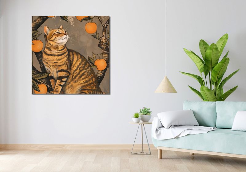 Obraz 100x100cm Gdzie z Tymi Łapami zdjęcie 2