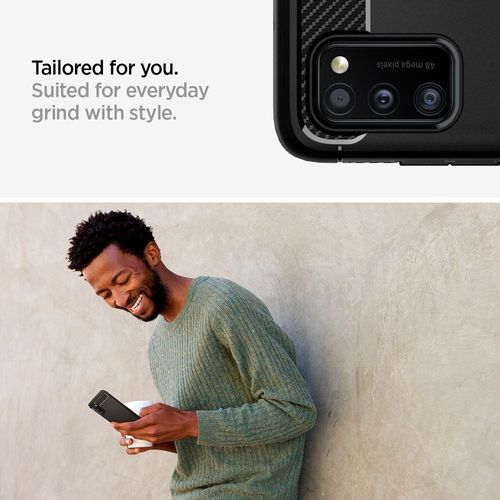 Spigen Rugged Armor Galaxy A41 Matte Black na Arena.pl