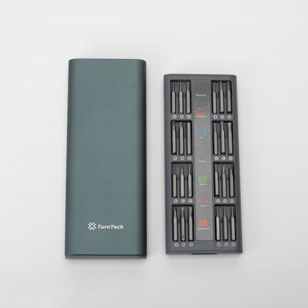 Śrubokręt precyzyjny TurnTech z zestawem końcówek 48 in 1 ALU zdjęcie 7