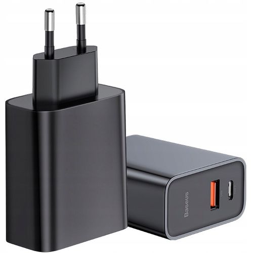 BASEUS ŁADOWARKA USB-C PD + USB QC 4 / 3 - 30W na Arena.pl