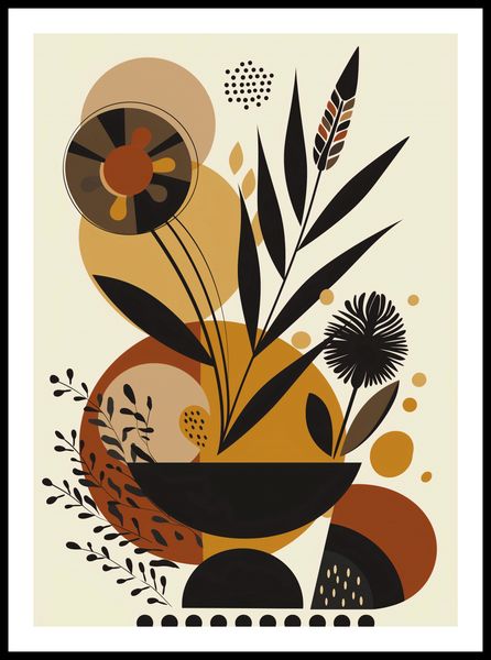 Plakat 50x70cm Ogrody Geometryczne zdjęcie 3