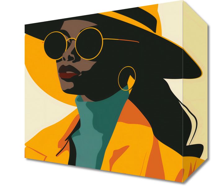 Obraz 20x20cm Żółta Stylowość zdjęcie 1