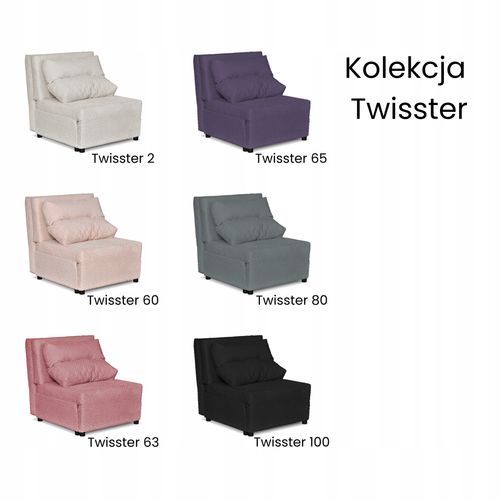 Fotel rozkładany funkcja spania KIMO pojemnik pościel c zieleń na Arena.pl