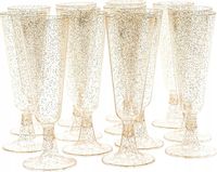 Plastikowe kieliszki do szampana wielorazowe 10 ślub piknik śliczne JAKOŚĆ