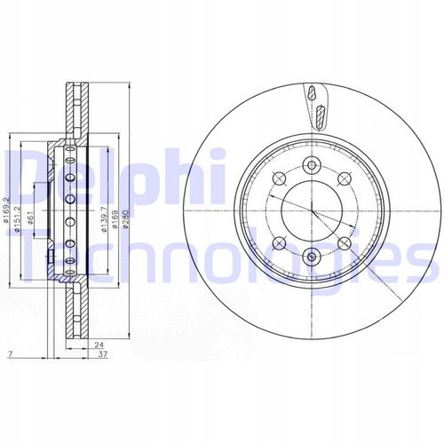 TARCZA HAM PRZOD 280X24 V na Arena.pl