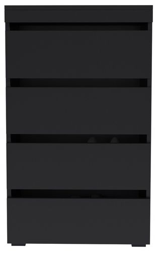 Szafka na buty FIGARO czarna 60cm regał obuwie garderoba schowek na na Arena.pl