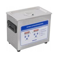 MYJKA ULTRADŹWIĘKOWA DO MYCIA CZĘŚCI STERYLIZATOR 3,2l 220W + PLYN 1L