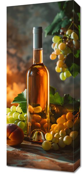 Obraz 30x70cm Bursztynowe Wino zdjęcie 1