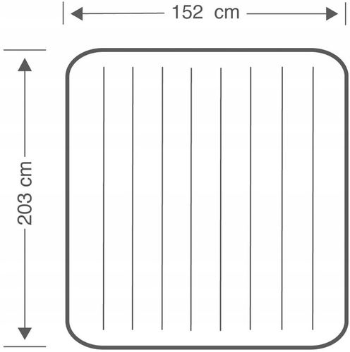 Intex 64765 Nadmuchiwane łóżko standardowe Queen z pompką ręczną i 2 na Arena.pl