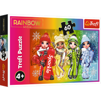 puzzle trefl puzzle 60 elementów radosne lalki  17380