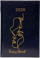 Kalendarz A5 2026 tygodniowy KSIĄŻKOWY prezent PERSONALIZOWANY + IMIĘ