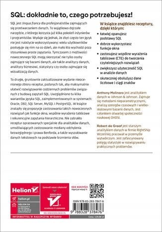 SQL. Zapytania i techniki dla bazodanowców w.2 - na Arena.pl
