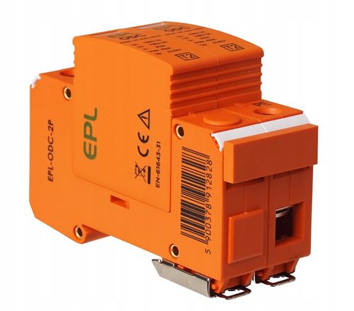 OGRANICZNIK OCHRONNIK PRZEPIĘĆ PRZEPIĘCIOWY FOTOWOLTAIKA 1000V DC 2P T2 na Arena.pl