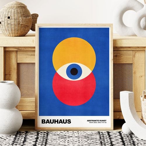 Plakat plakaty bauhaus oko 21x29,7 cm A4 na Arena.pl