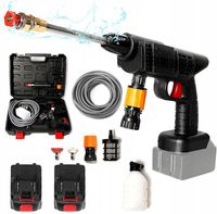 MOCNA MYJKA CIŚNIENIOWA AKUMULATOROWA OGRODOWA ZESTAW DO MYCIA OKIEN