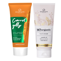 7suns Carrot Gelly Przyspieszacz opalania 200ml + Krem Do Rąk 75ml Gratis