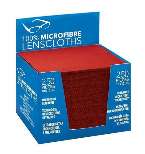 ŚCIERECZKA do Obiektywów Mikrofibra CZERWONA na Arena.pl