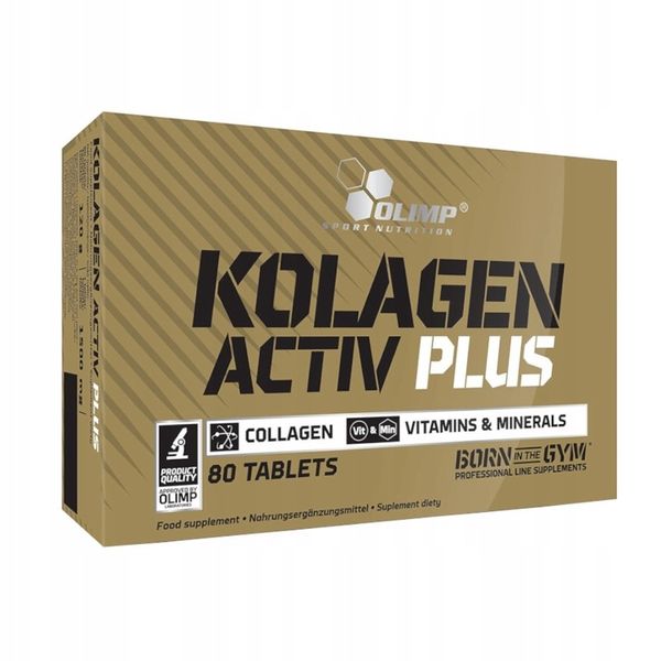 OLIMP KOLAGEN ACTIV PLUS 80TAB SKÓRA STAWY KOŚCI zdjęcie 1