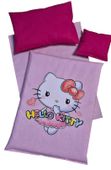 Hello Kitty komplet poscieli dla lalki do wózka łóżeczka kołyski 4 elementy