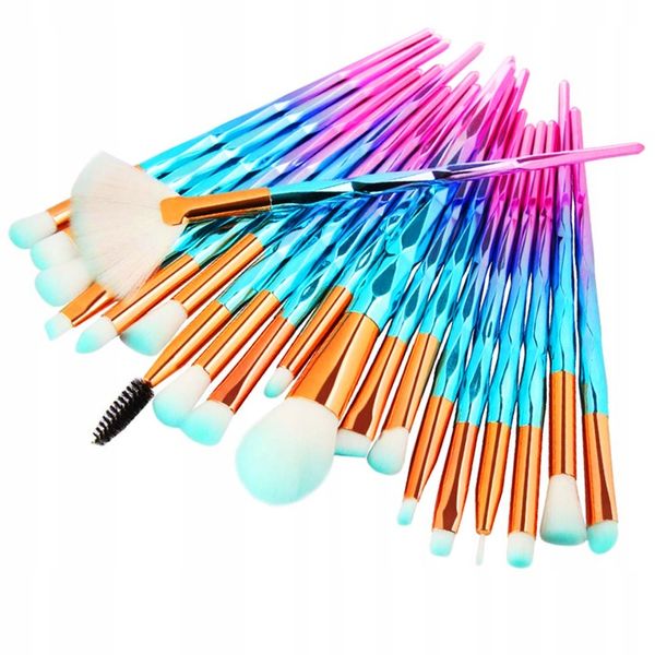 20 sztuk Pędzli DO MAKIJAŻU JEDNOROŻEC UNICORN 20 x PĘDZLE make-up zdjęcie 7