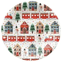 talerze pap. okrągłe cozy christmas 18 cm 8 szt