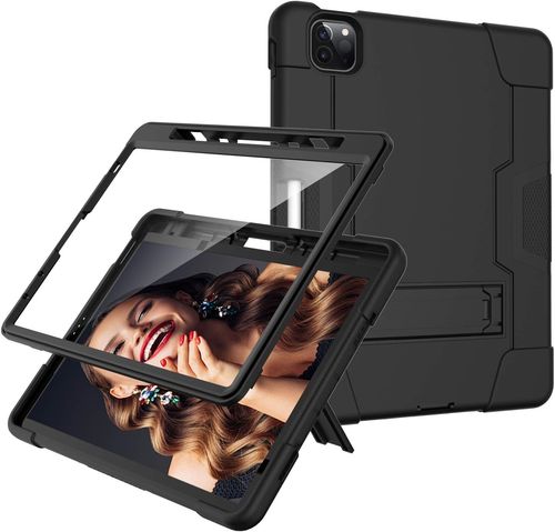 Etui do iPad Pro 5/4/3 12.9" z Podstawką i Miejscem na Rysik Czarne na Arena.pl