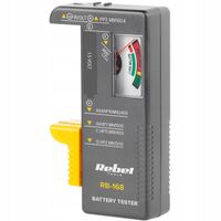 2 x Rebel Tools RB-168 - Tester baterii AA / AAA / 9V / guzikowe
