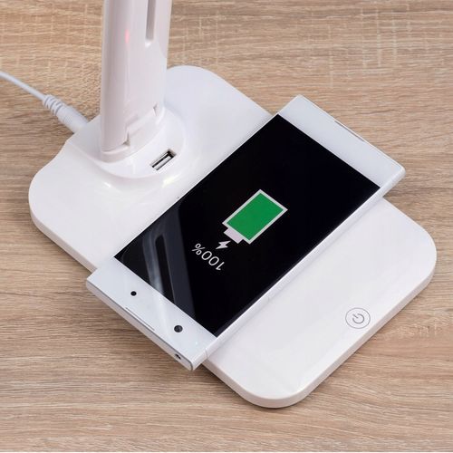 LAMPKA LED BIURKOWA NOCNA SZKOLNA BIURKO ŁADOWARKA na Arena.pl