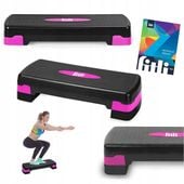 STEP do ĆWICZEŃ FITNESS AEROBIKU 2 STOPNIE Trener Równowagi STOPIEŃ