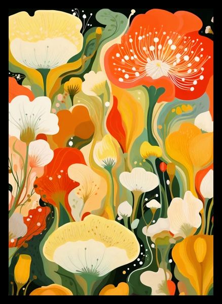 Plakat 25x35cm Kwiatowy Raj zdjęcie 2