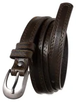 wąski pasek damski ze skóry ekologicznej  - cavaldi