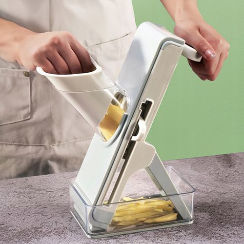 KRAJALNICA DO WARZYW Z POJEMNIKIEM I WYMIENNYMI NAKŁADKAMI TARKA na Arena.pl