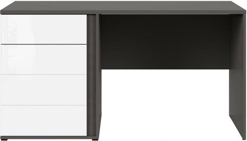 Biurko Biały Połysk Graphic Black Red White na Arena.pl
