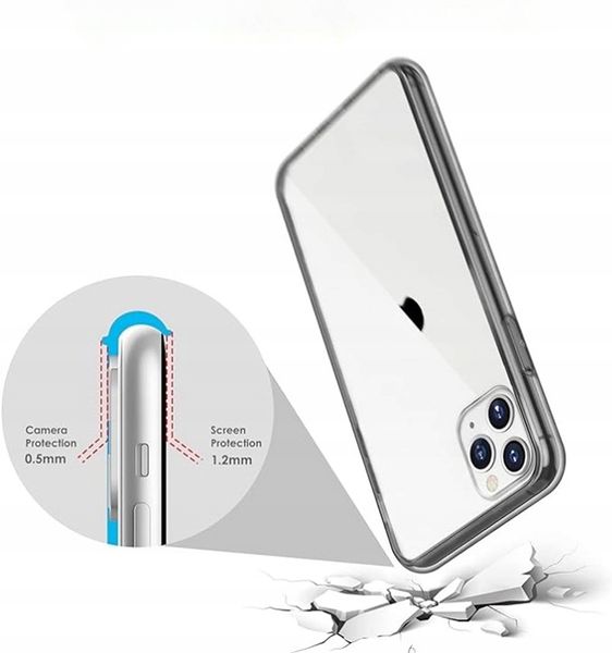 Etui Ochronne do iPhone 11 Pro Max 6.5 Cali Przezroczyste zdjęcie 3