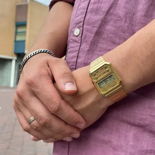 Zegarek Casio Retro Vintage A100WEG-9AEF (zd640e) na Arena.pl